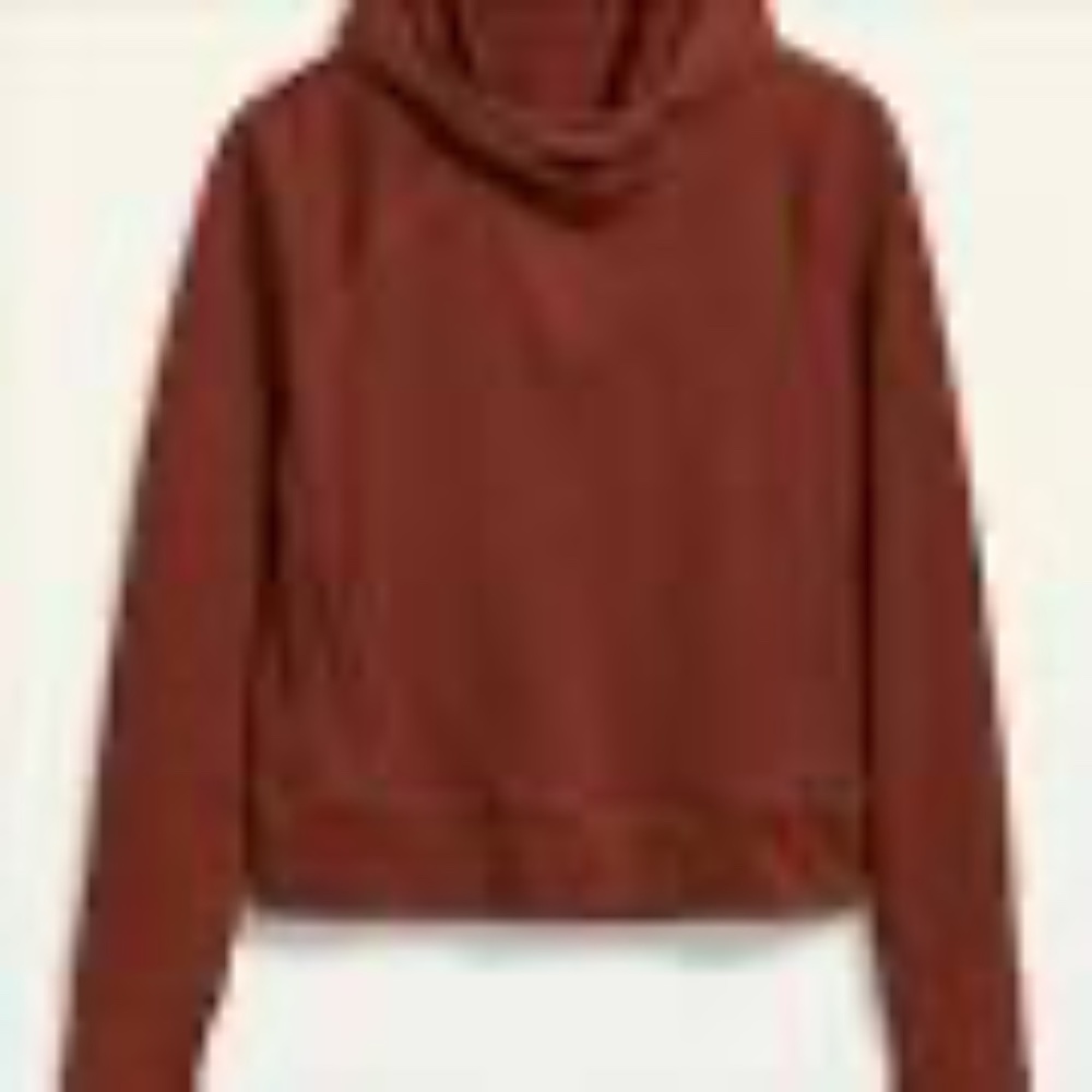 Unisex New w/tag Old Navy Cropped Copper Performance Hoodie Women's Size…